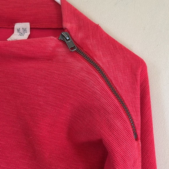 We the free fashion red sweater top - Picture 5 of 9